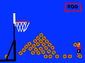 shoot basketball