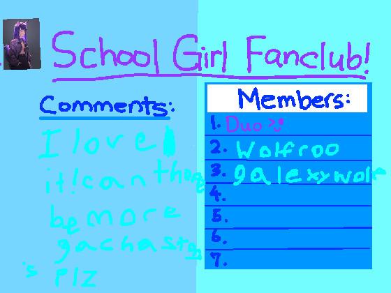 School Girl Fanclub 1