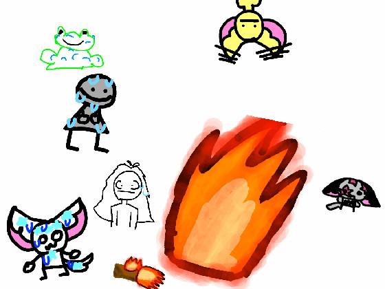 add your oc reacting to fire lol :&gt; 1 1