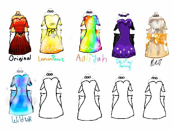 re:re:🏵design a dress🏵  1