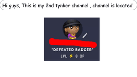 My 2nd tynker channel