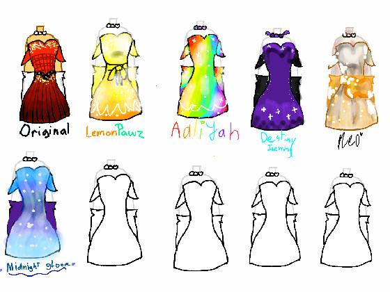 re:re:🏵design a dress🏵  1