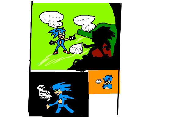 Sonic/Sonic movie comic