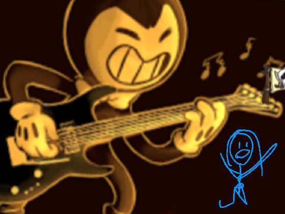 bendy playing guitar 1 1