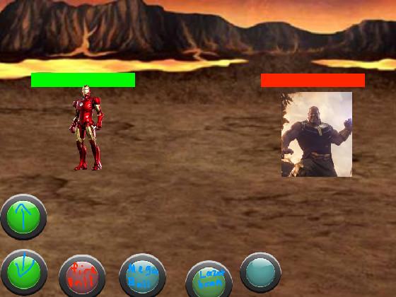 iron man vs thanos 1 player