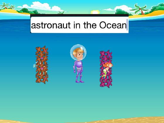 astronaut in the Ocean