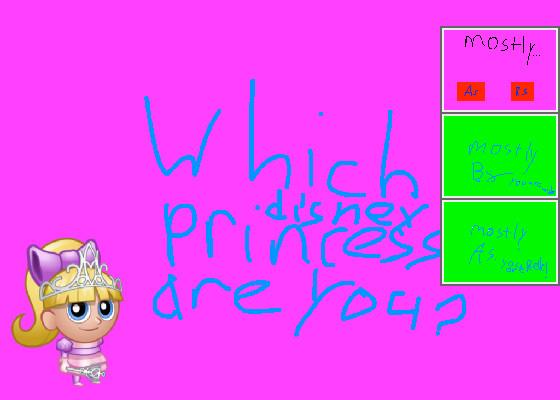 Which disney princess quiz!