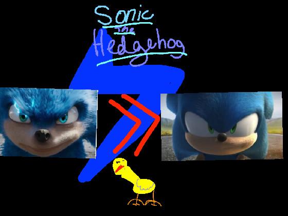 Sonic and the chicken