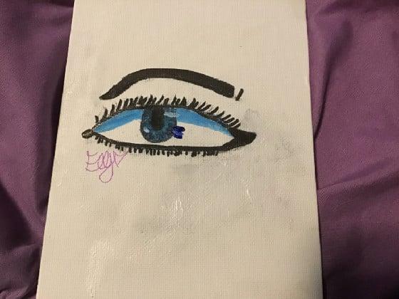 just a eye painting by me 💀