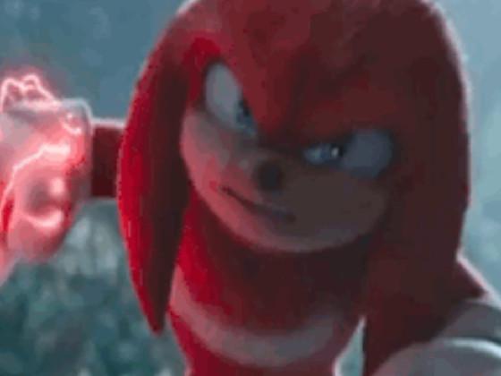 knuckles is punching you!