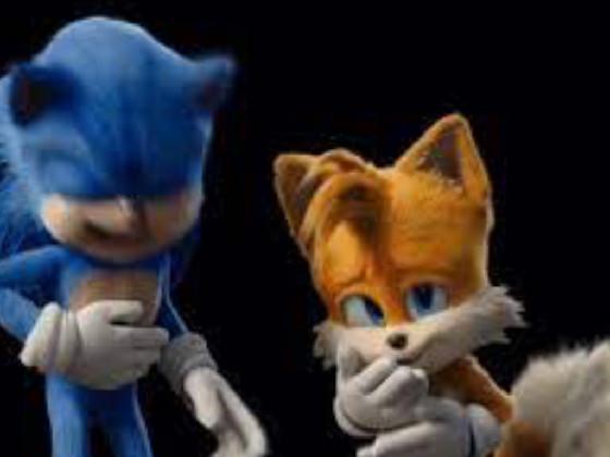 Sonic and Tails laughing!