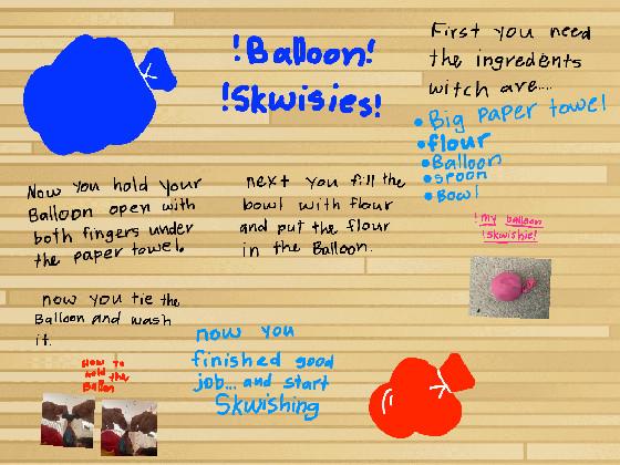 how to make balloon squishy‘s