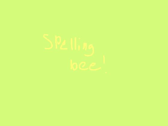 Spelling Bee