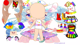 Gacha ranbow dress up