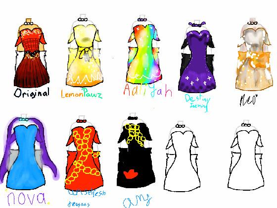 re:re:🏵design a dress🏵  1