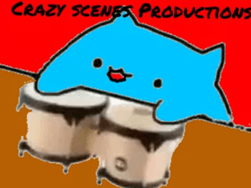 Bongo Cat Meme Crazy Scenes productions remix