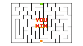 Fixed maze game