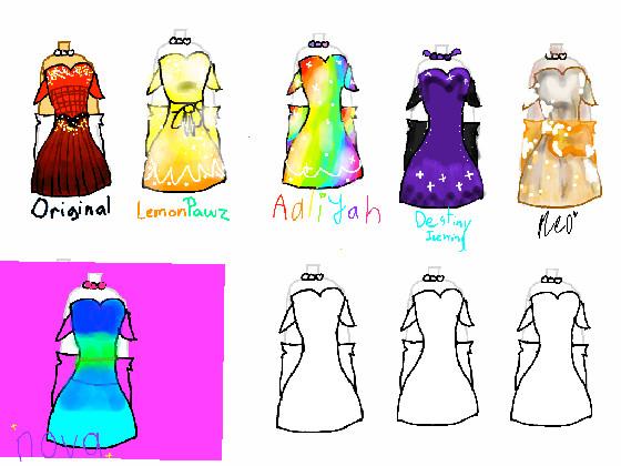 re:re:🏵design a dress🏵  1