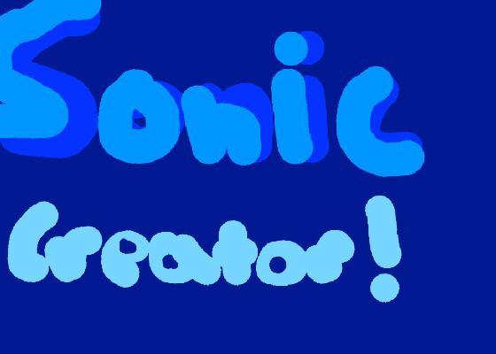 make your very own custom sonic OC!