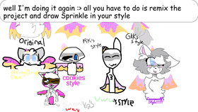 RE:Cake Wolf in different styles: The Reboot