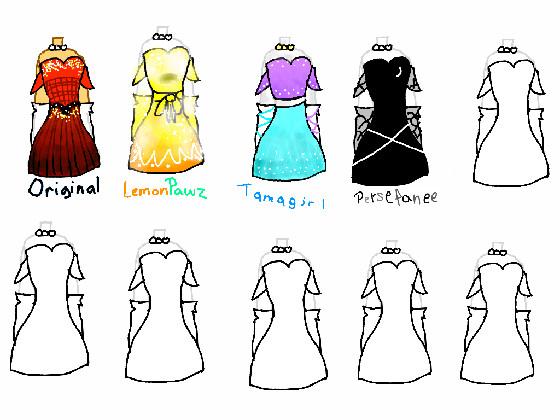 re:🏵design a dress🏵 1 1