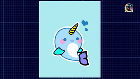 Click & Dress Up Narwhal!