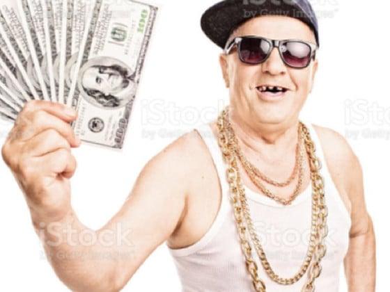 grandpa with money