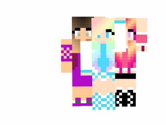 Minecraft girls dancing! 1