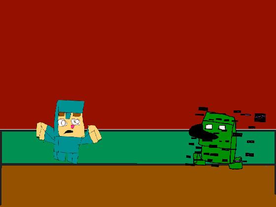 creeper song Animated