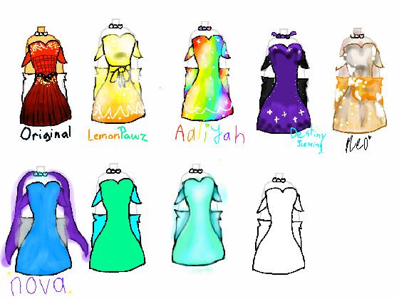 re:re:🏵design a dress🏵  1