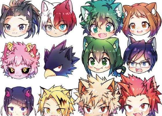 my hero academia as cats 1