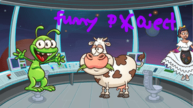 Alien and Cow Joke