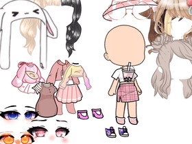 gacha dress up UwU kawwii girllll