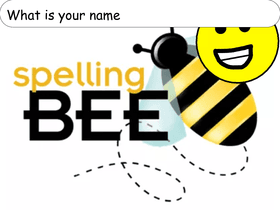 Spelling bee 🐝