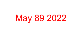 May 89 2022