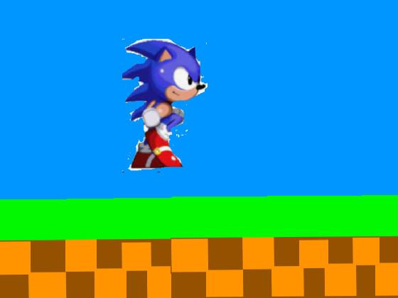 Sonic running