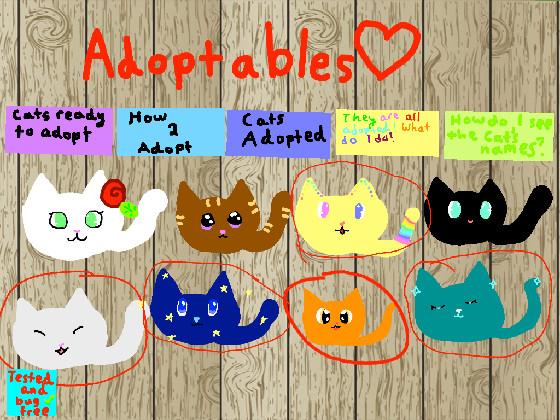 Adoptables♡ 1 1 1 1