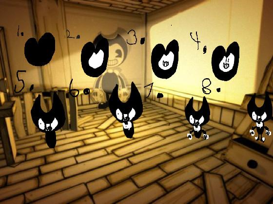 how to draw bendy kina bad