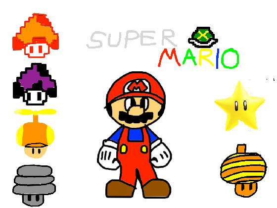 Super mario power ups: mushrooms 2