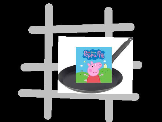 Peppa Pig being cooked