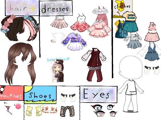 gacha life dressup