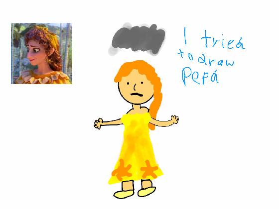 i tried to draw pepa