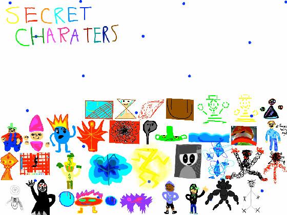 My secret characters