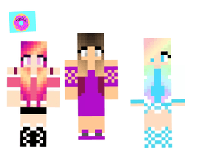 Minecraft girls dancing!