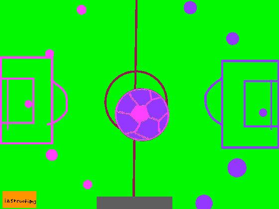 Pink and Purple soccer game two player  1