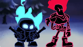 Nightmare Sans and Papyrus