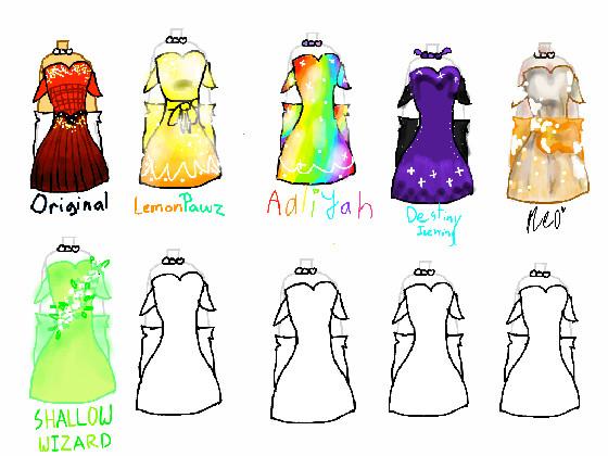 re:re:🏵design a dress🏵  1