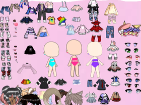 Gacha life dress up by mwa