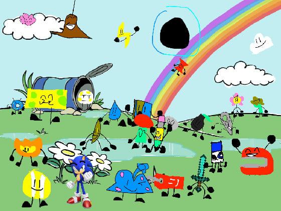 bfdi but in sonic and Minecraft