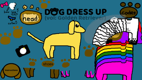 Dog Dress Up (vol: Golden Retriever)